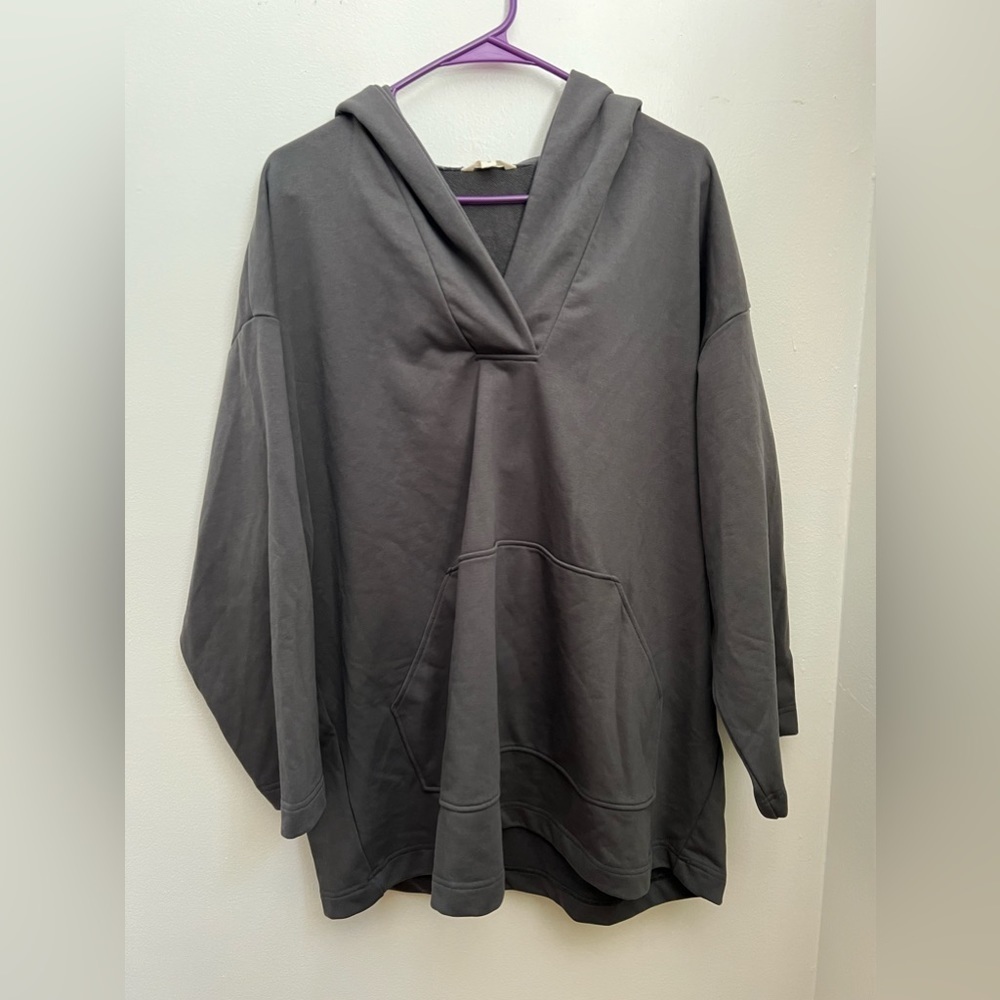 Nap Baggy Tunic Hoodie Medium Charcoal Grey — image 3 of 7